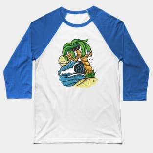 Palm Shaka Baseball T-Shirt